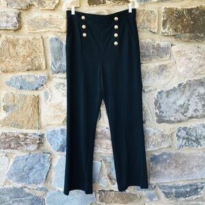 Escada High-Waist Straight-Leg Jersey Sailor Pants